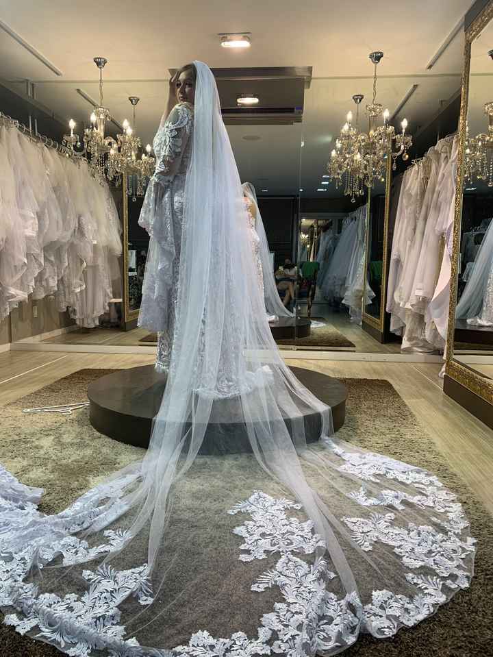 Segunda prova do vestido e escolha dos acessórios 🤍 - 1