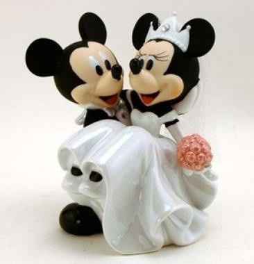 Topo de bolo Mickey e Minnie