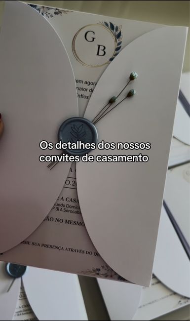 Convites de casamento e lágrimas de alegria 2