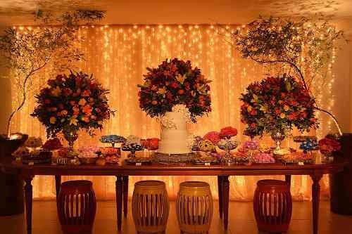 Decoração com cortinas de led... #inspirações 3