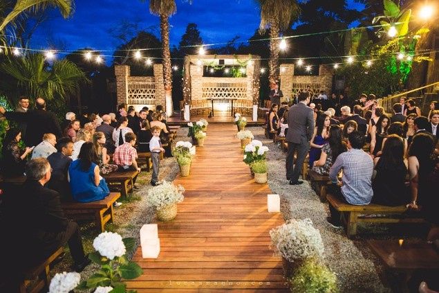 Casamento ao ar livre a noite...#inspirações 4