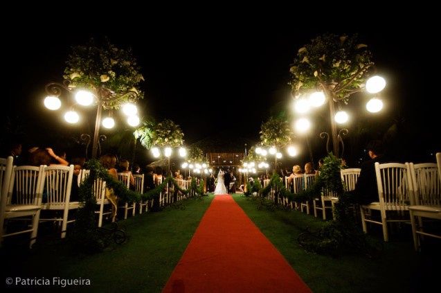 Casamento ao ar livre a noite...#inspirações 5