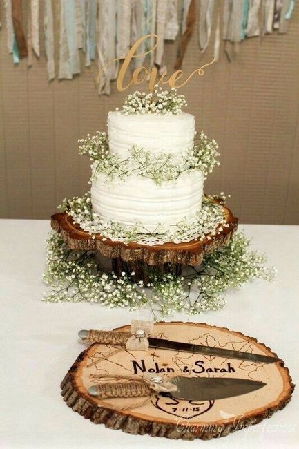 Bolos de casamento no estilo rústico..#inspirações 1