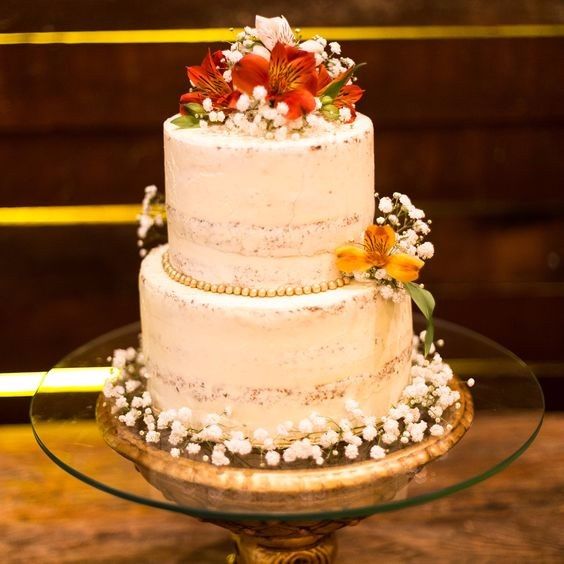 Bolos de casamento no estilo rústico..#inspirações 8