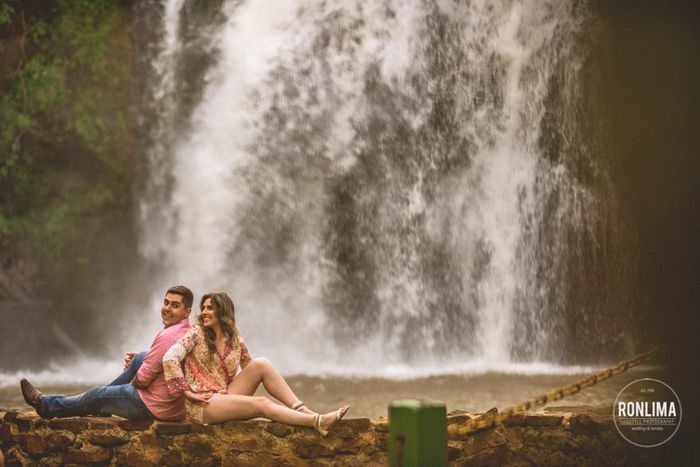 Pré wedding na cachoeira....#inspirações 2