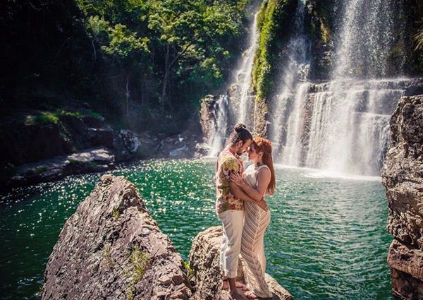 Pré wedding na cachoeira....#inspirações 4