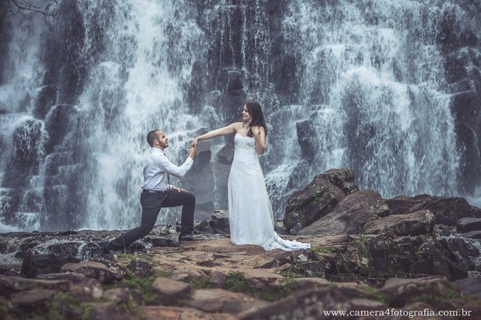 Pré wedding na cachoeira....#inspirações 5