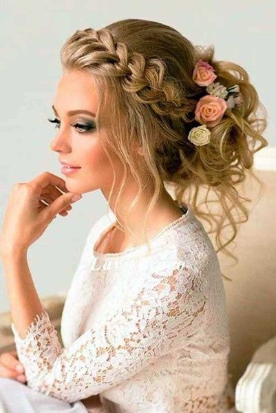 Penteados com tranças para noivas...#inspirações 2