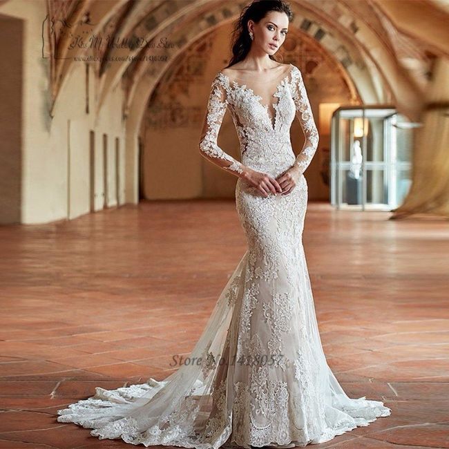 Vestido de noiva estilo sereia...#inspirações 8