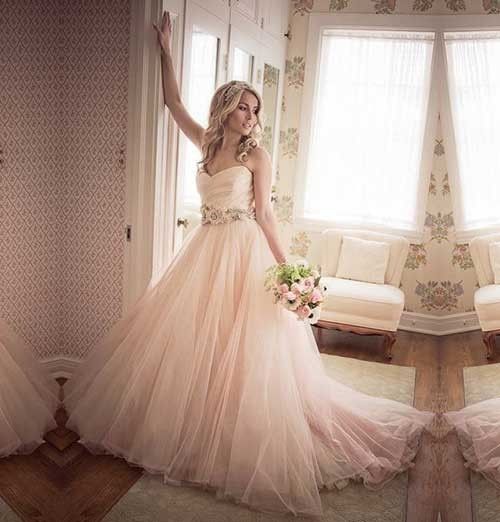 Vestido de noiva rose...#inspirações 1