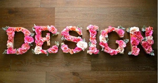 Decorado com flores pequenas.....