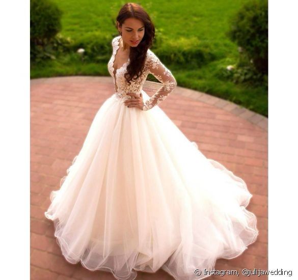Vestidos de noiva estilo princesa...#inspirações 7