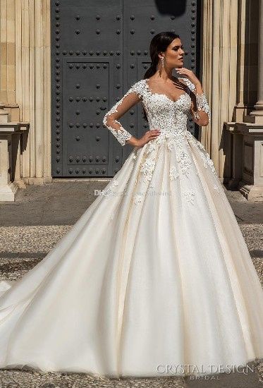 Vestidos de noiva estilo princesa...#inspirações 10