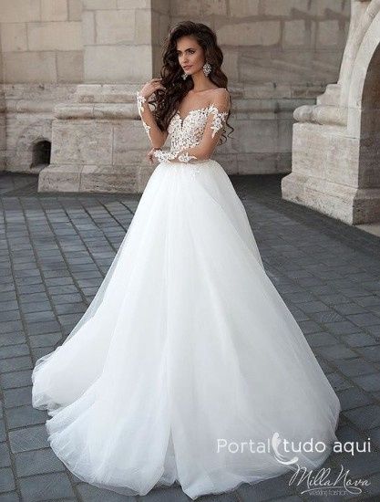 Vestidos de noiva estilo princesa...#inspirações 11