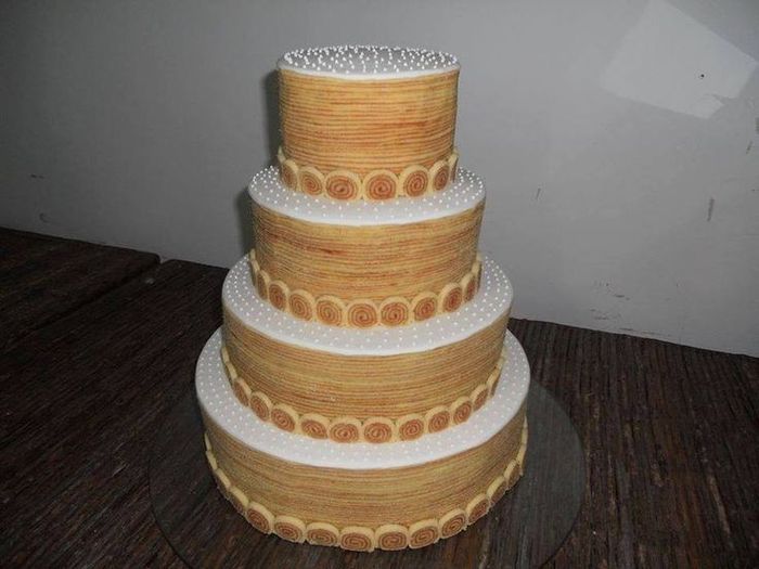 Naked Cake versão bolo de rolo...#inspiração 9