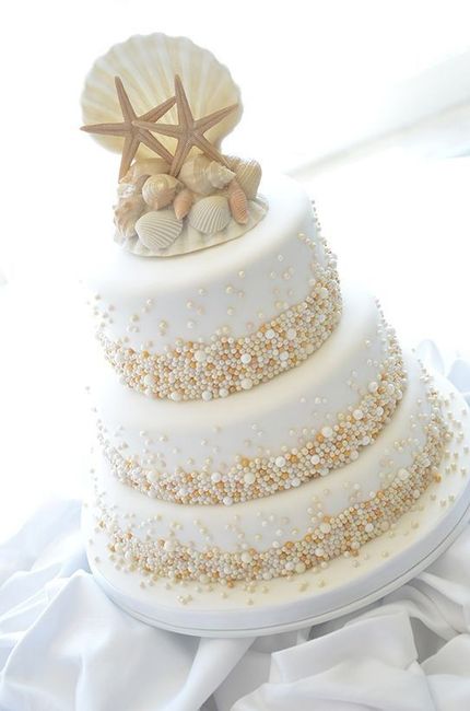 Bolo dourado e branco...#inspiração 5