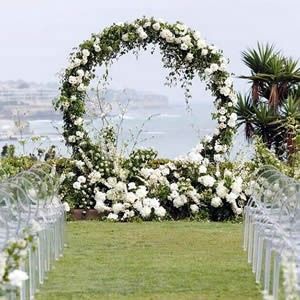 Decoração de casamento com arco circular...#inspiração 6