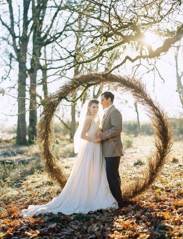 Decoração de casamento com arco circular...#inspiração 10