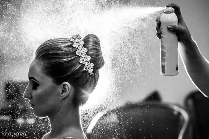 1) Foto com esse efeito do spray