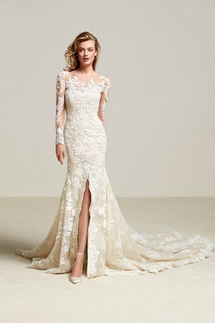 Vestido de noiva com fenda...#inspirações 3
