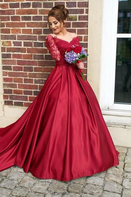 8) Noivas de vestido de outras cores sem ser branco...Sim ou Não?