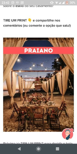 TIRE UM PRINT para decidir o estilo do casamento 8
