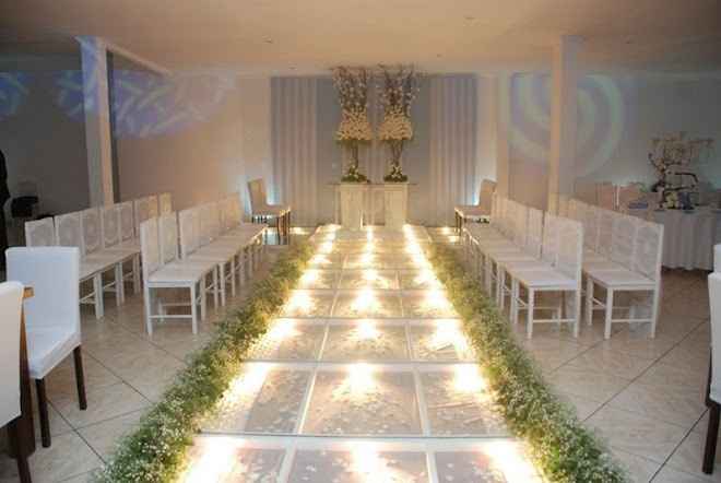 9) Passarela de vidro com led