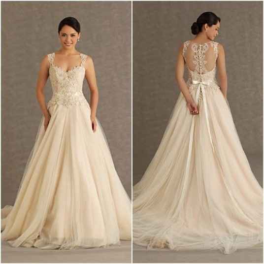 O vestido seria assim (Achei bem bonito)