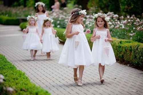Traje das daminhas assim