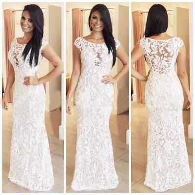 1) Vestido longo