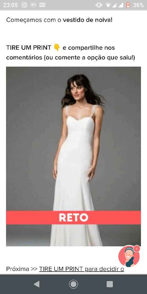 TIRE UM PRINT para decidir o vestido - 1