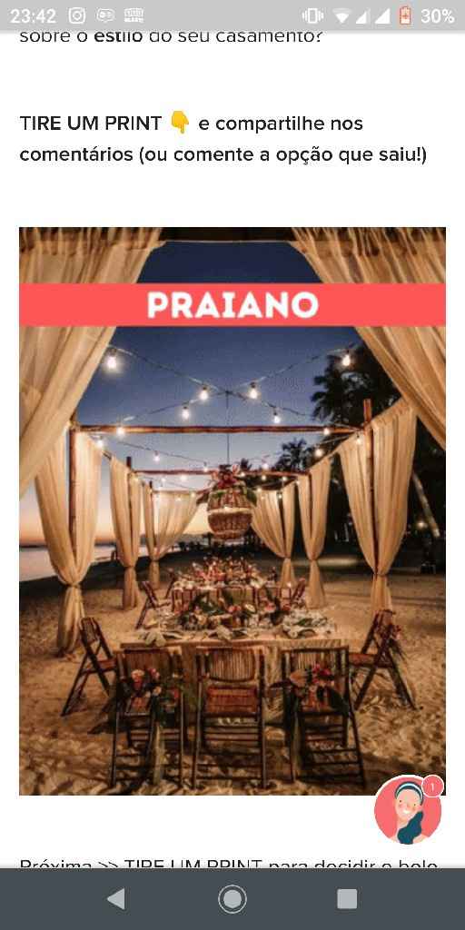 TIRE UM PRINT para decidir o estilo do casamento - 1