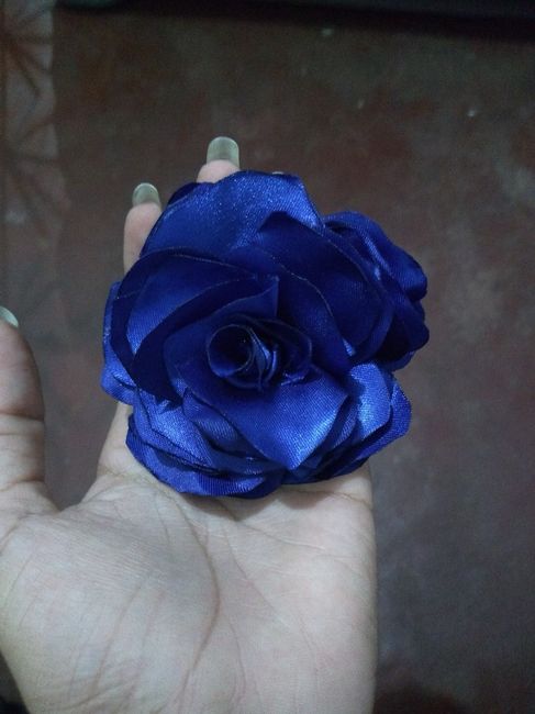 Flor de cetim - 4