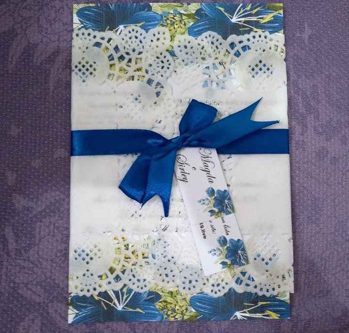 Meu convite de casamento - 1