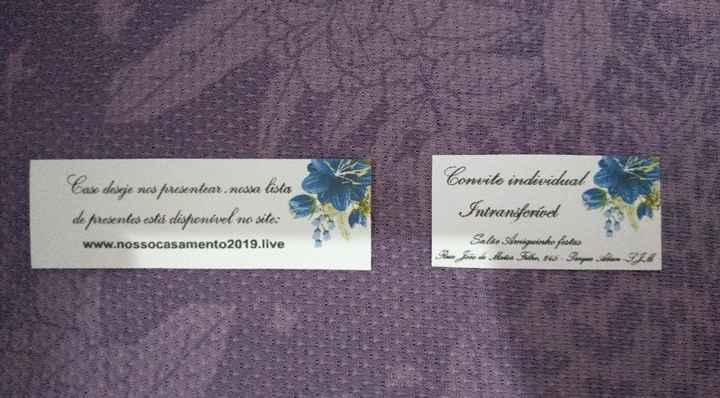 Meu convite de casamento - 2