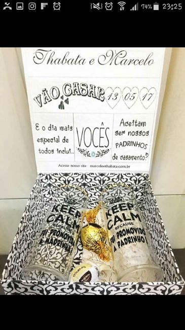Convite dos padrinhos #vemver - 1
