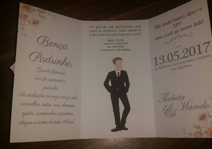 Convite dos padrinhos #vemver - 4