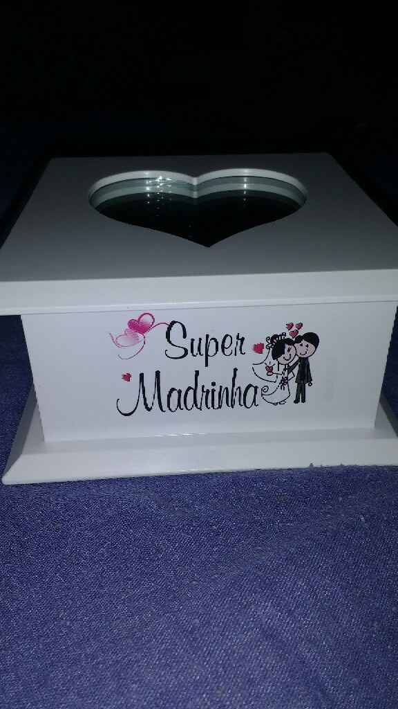 Lembrancinha dos padrinhos e madrinhas - 1