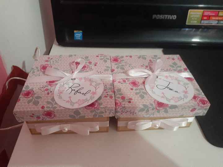 Minhas caixinhas de padrinhos e madrinhas! - 1