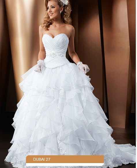 Um vestido bufante