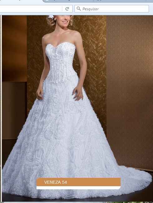 Vestido estilo princesa.