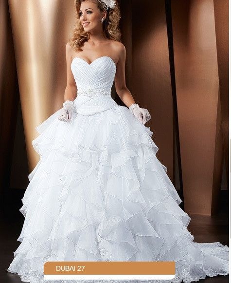 Um vestido bufante