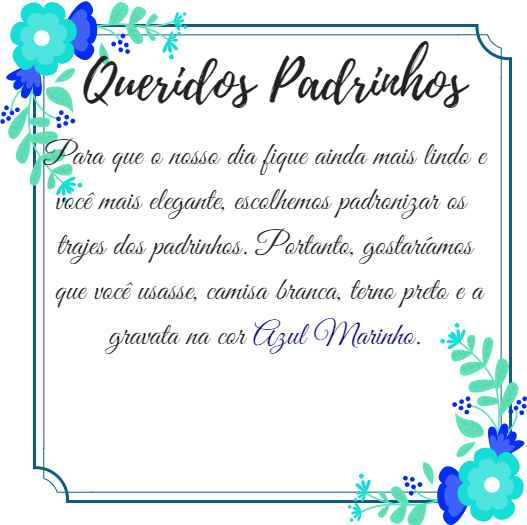 8. Aos Padrinhos