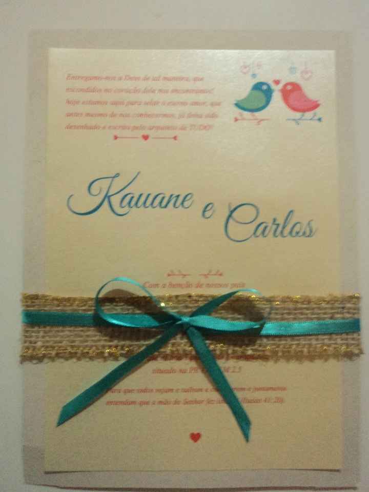 Convite pronto :)