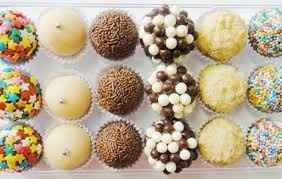 diferentes confeitos!