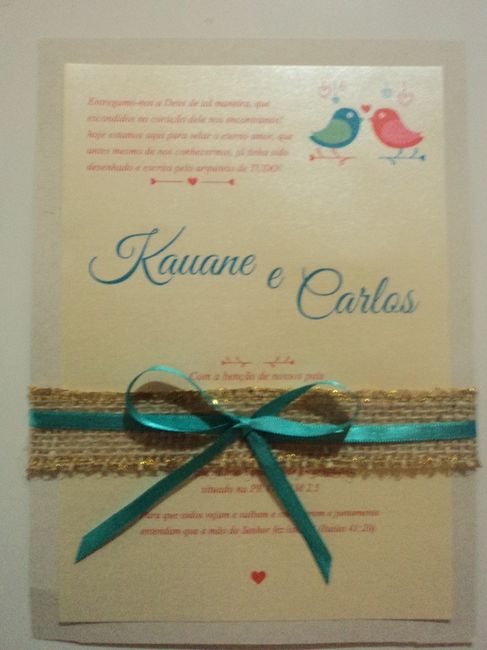 Convite pronto :)