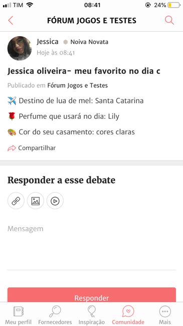 ÚLTIMO PASSO: Compartilhe seus favoritos de casamento! 5