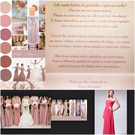 Madrinhas, vestido diferente e cor igual! - 1