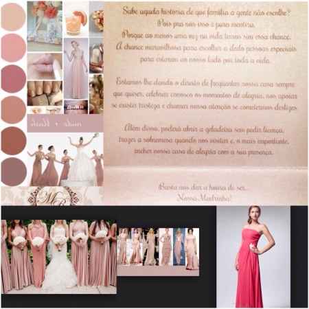 Madrinhas, vestido diferente e cor igual! - 1
