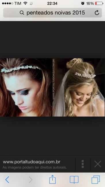 Noiva de cabelo solto e testeira - 1